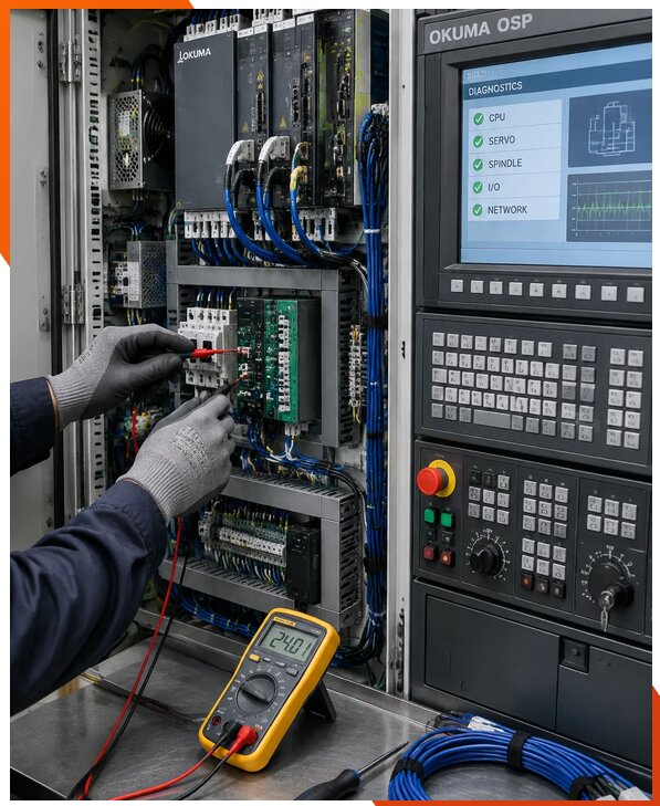 Ремонт систем ЧПУ Okuma OSP в Лысьве